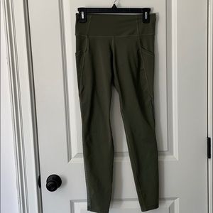 Olive green leggings